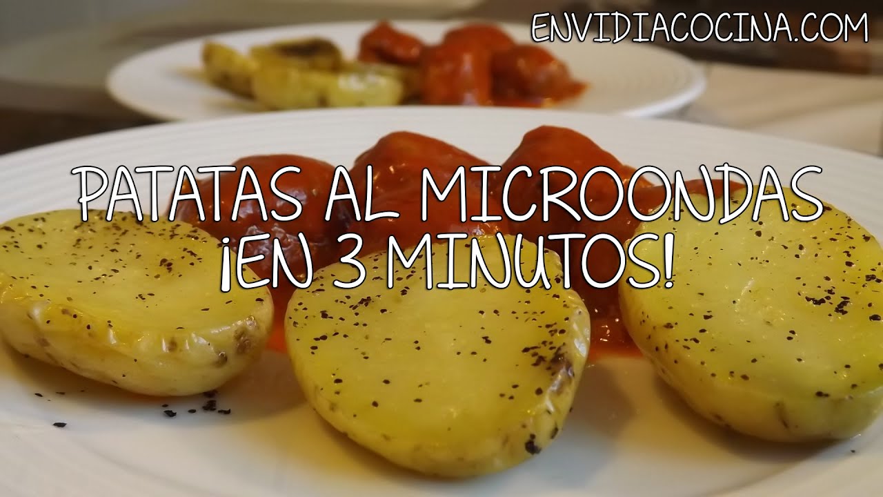 Patatas al microondas en 15 minutos (Receta fácil)